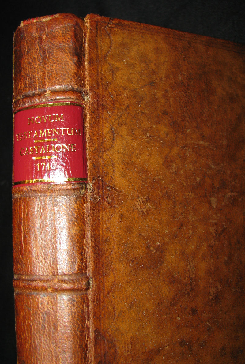 1740 Rare Latin Book - Novum Jesu Christi Testamentum - New Testament