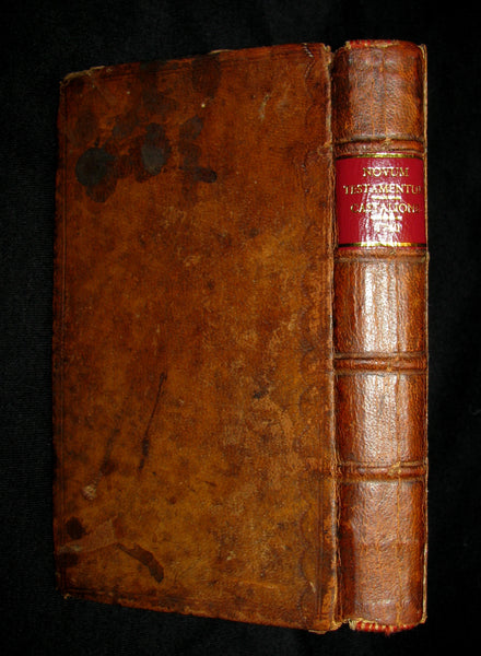 1740 Rare Latin Book - Novum Jesu Christi Testamentum - New Testament