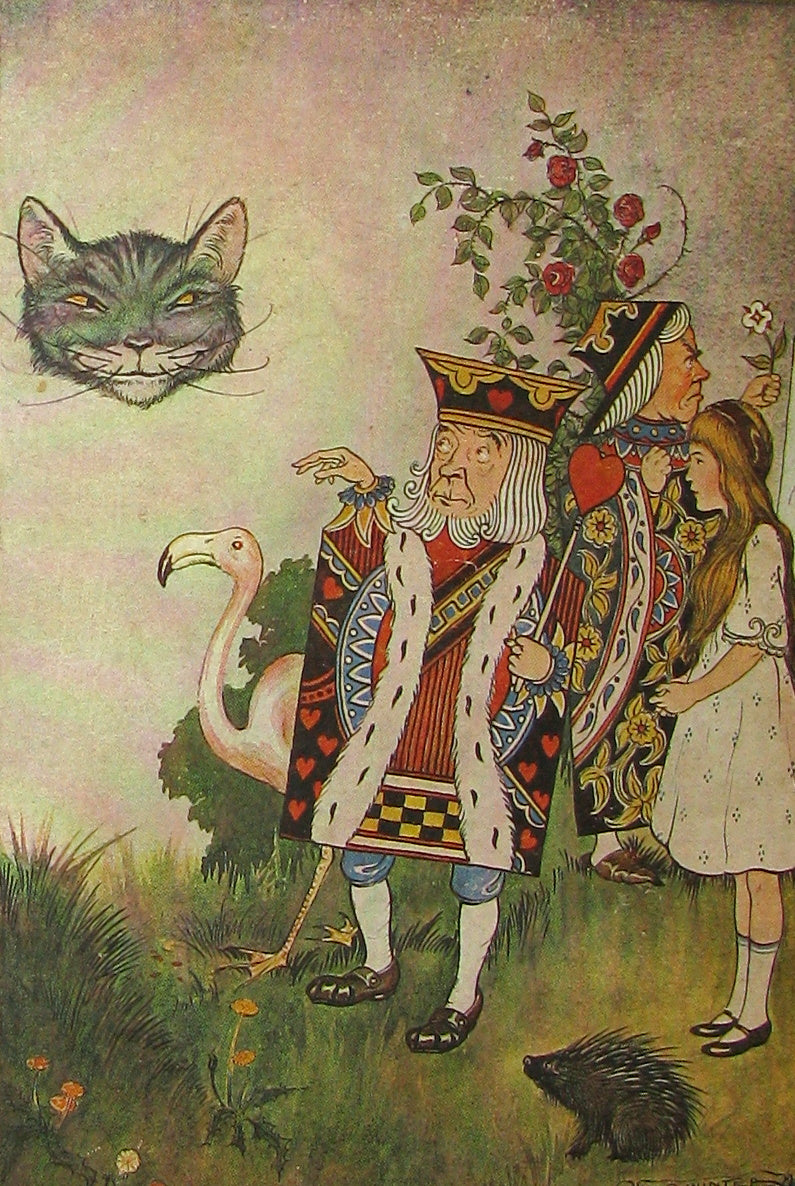 1916 Rare Windermere Edition - Alice's Adventures in Wonderland & Through the Looking-Glass