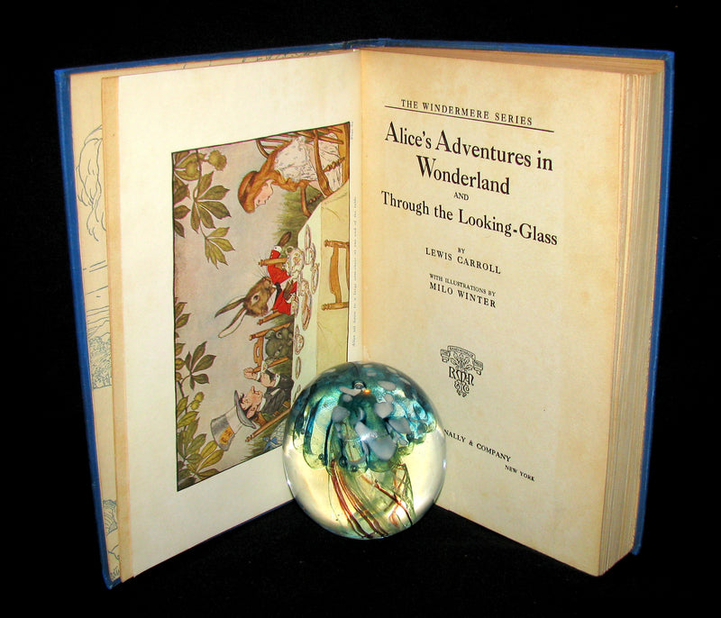 1916 Rare Windermere Edition - Alice's Adventures in Wonderland & Through the Looking-Glass