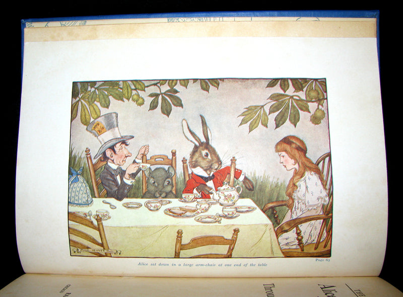 1916 Rare Windermere Edition - Alice's Adventures in Wonderland & Through the Looking-Glass