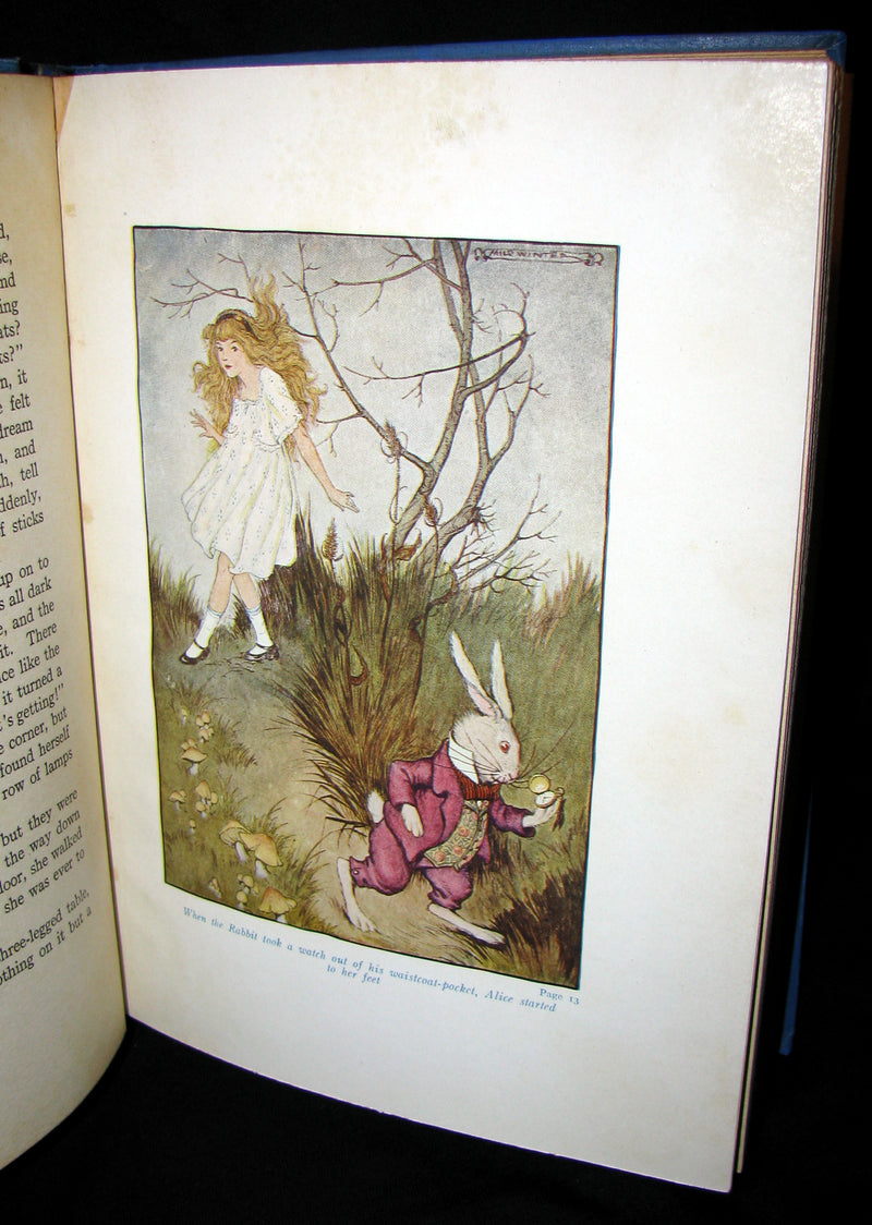1916 Rare Windermere Edition - Alice's Adventures in Wonderland & Through the Looking-Glass