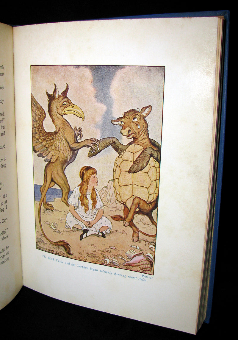 1916 Rare Windermere Edition - Alice's Adventures in Wonderland & Through the Looking-Glass