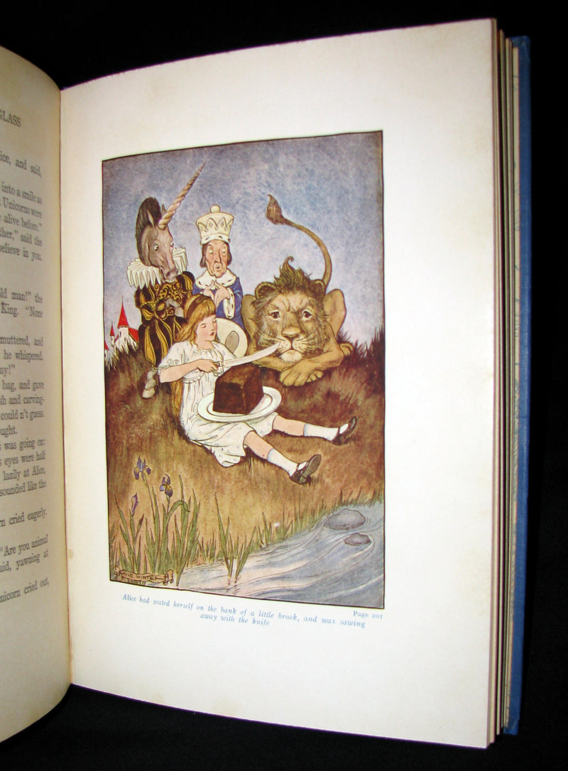 1916 Rare Windermere Edition - Alice's Adventures in Wonderland & Through the Looking-Glass