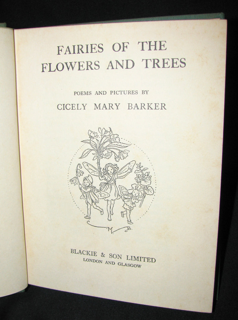 1950 - Cicely Mary Barker - FAIRIES OF THE FLOWERS AND TREES - 1st Edition