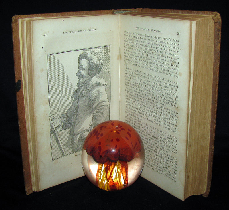 1851 Rare Book - Exquemelin -The History Of The Buccaneers Of America