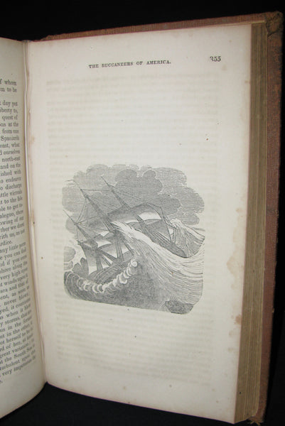 1851 Rare Book - Exquemelin -The History Of The Buccaneers Of America