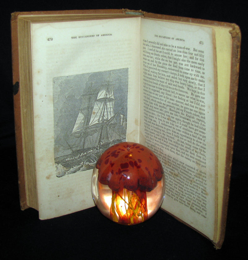 1851 Rare Book - Exquemelin -The History Of The Buccaneers Of America