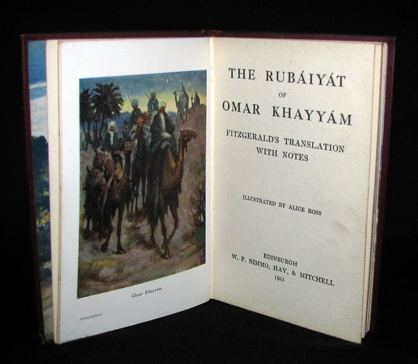 1911 Scarce Edition - Rubaiyat of Omar Khayyam Illustrated By Alice Ross