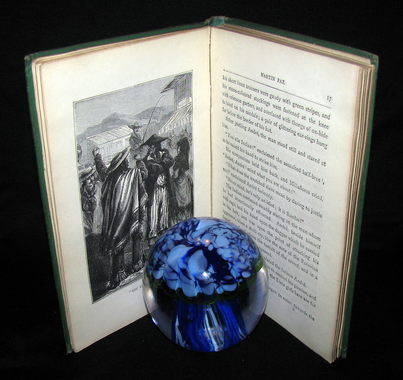 1876 Scarce First UK Edition - Martin Paz The Indian Patriot by Jules Verne. Illustrated.