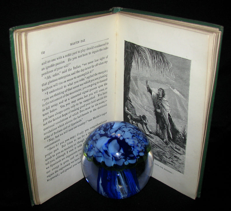 1876 Scarce First UK Edition - Martin Paz The Indian Patriot by Jules Verne. Illustrated.