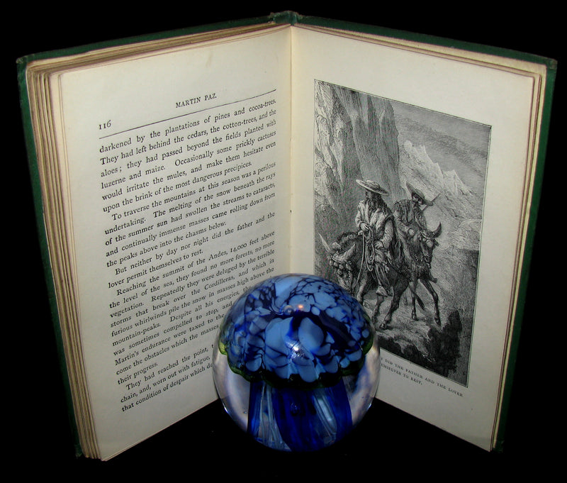 1876 Scarce First UK Edition - Martin Paz The Indian Patriot by Jules Verne. Illustrated.