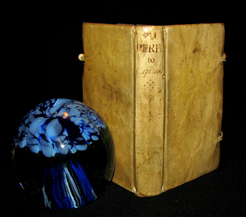 1641 Rare vellum French Book - Art of War - Le Parfait capitaine.