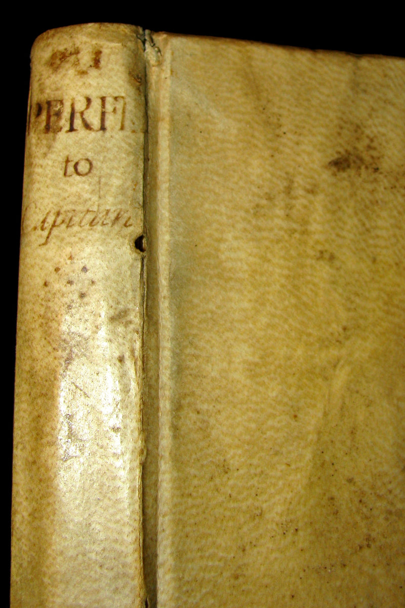 1641 Rare vellum French Book - Art of War - Le Parfait capitaine.