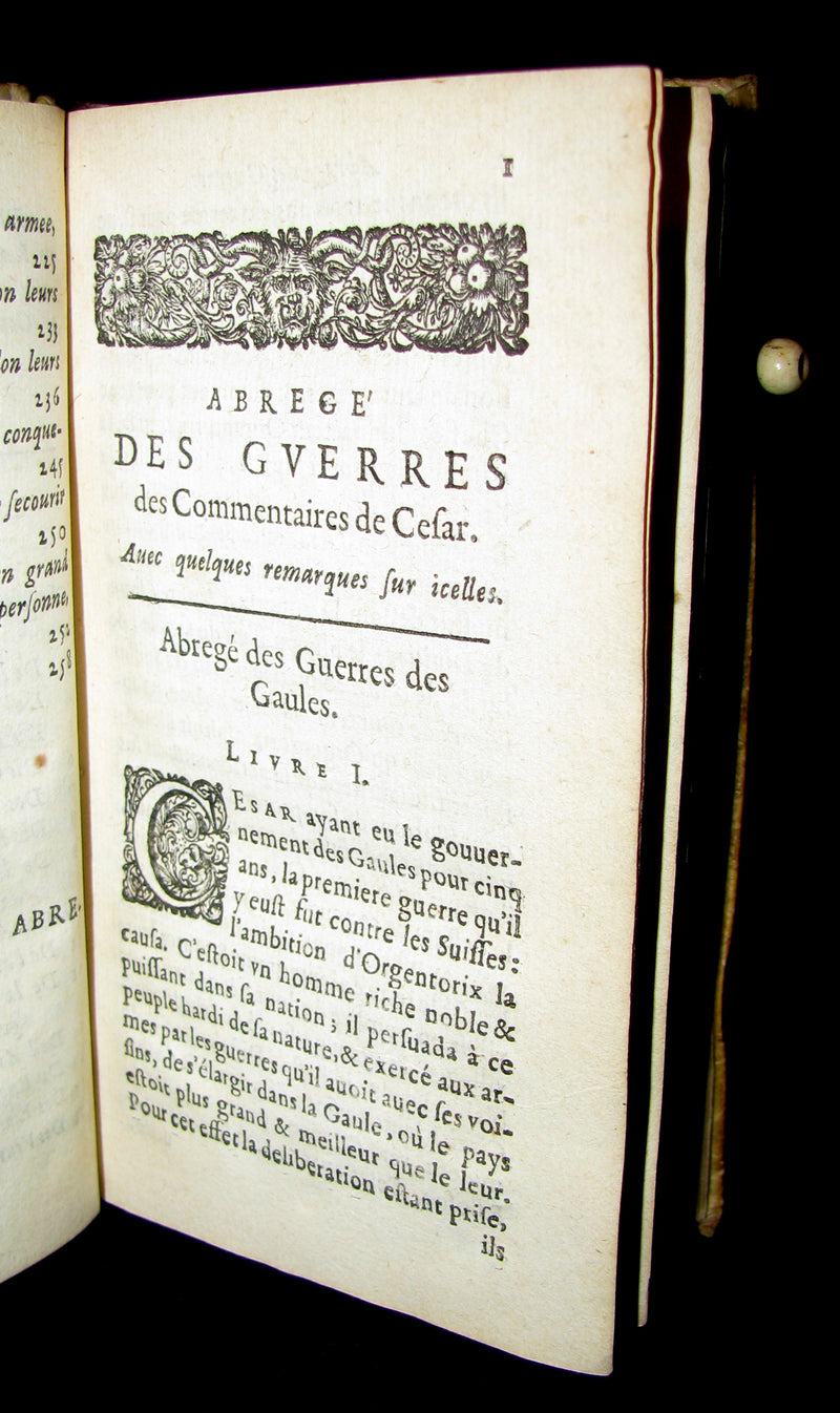 1641 Rare vellum French Book - Art of War - Le Parfait capitaine.