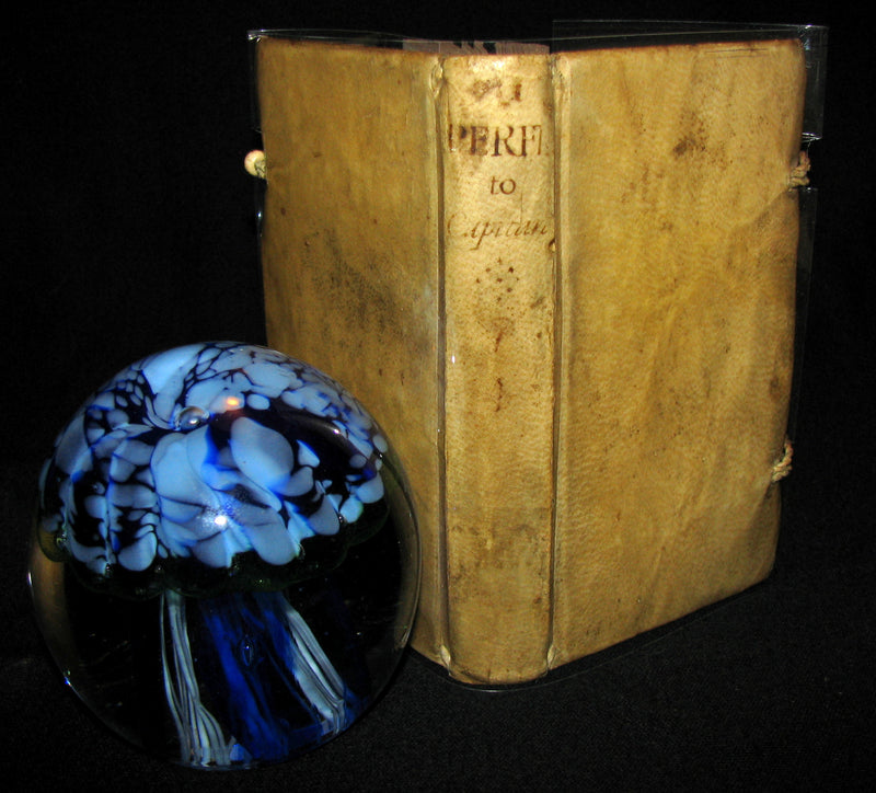 1641 Rare vellum French Book - Art of War - Le Parfait capitaine.