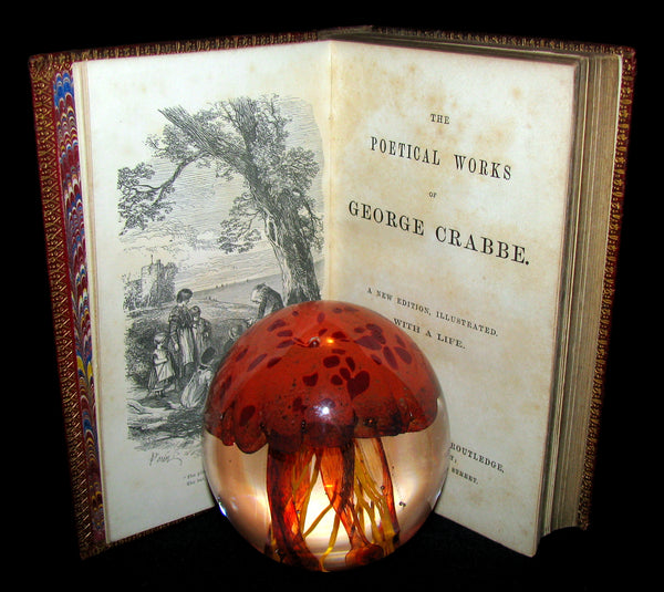 1863 Rare Book - The Poetical Works of George Crabbe.