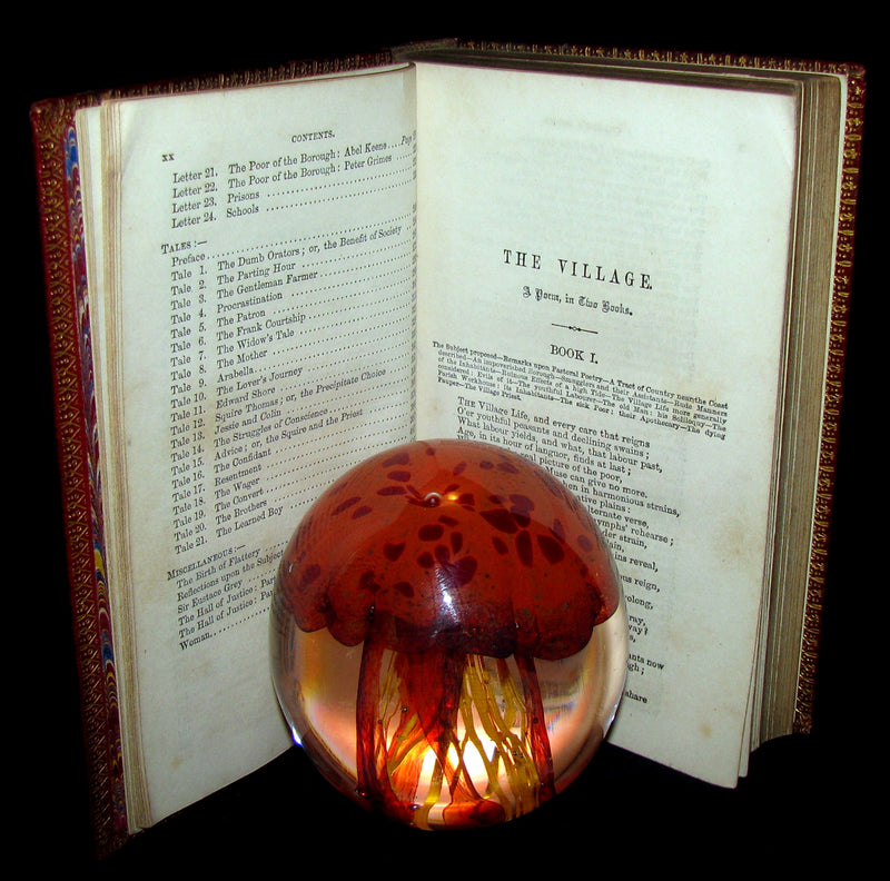 1863 Rare Book - The Poetical Works of George Crabbe.