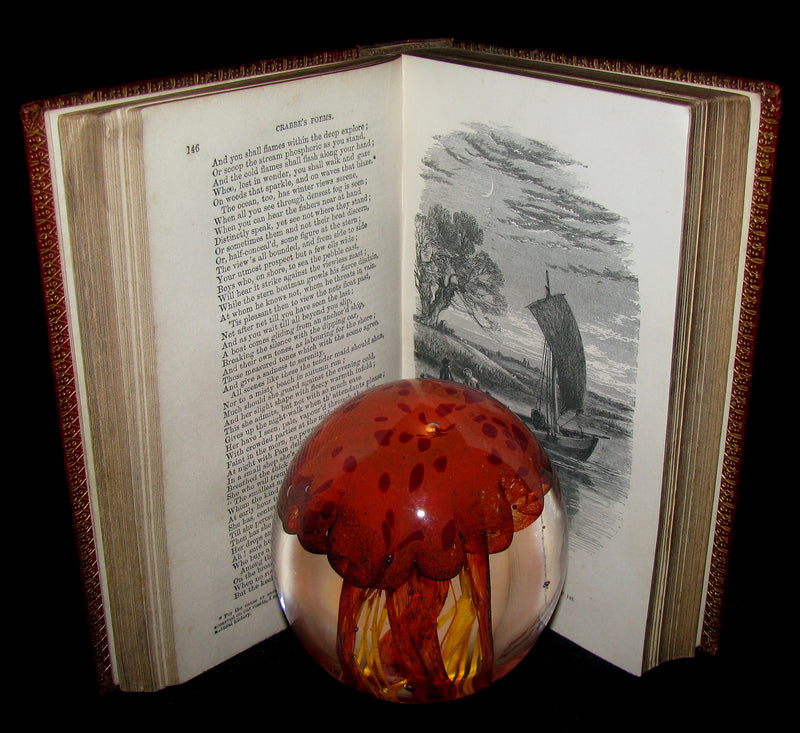 1863 Rare Book - The Poetical Works of George Crabbe.