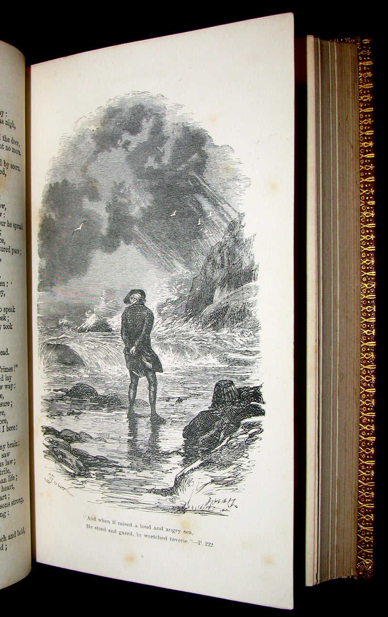 1863 Rare Book - The Poetical Works of George Crabbe.