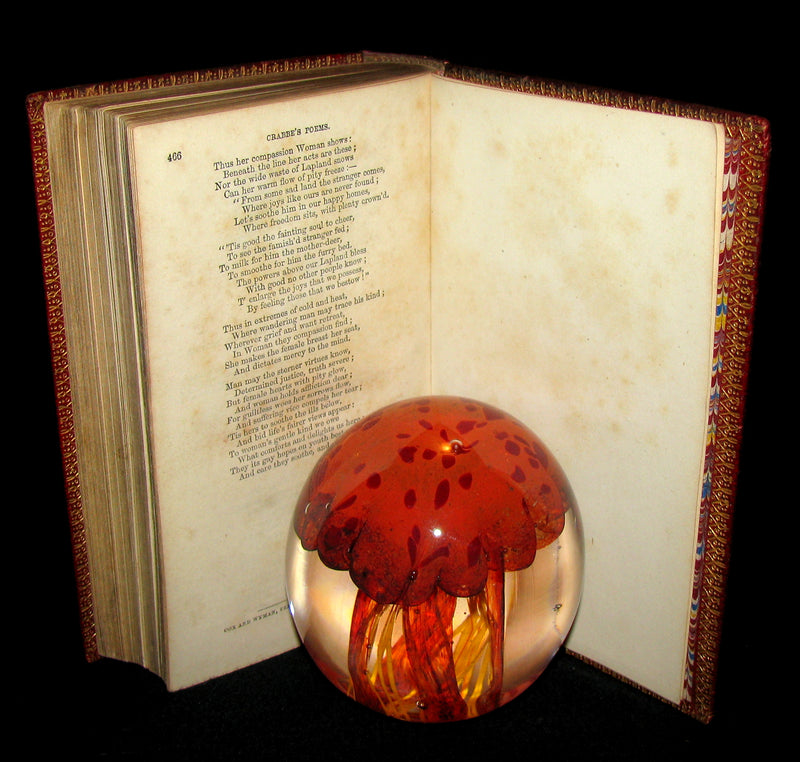 1863 Rare Book - The Poetical Works of George Crabbe.