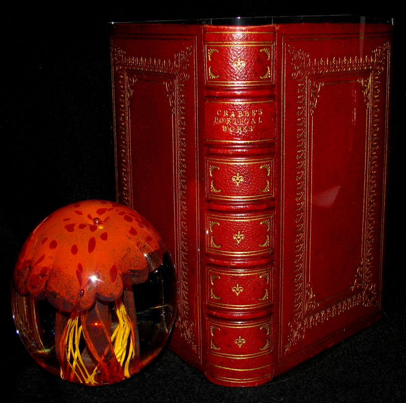 1863 Rare Book - The Poetical Works of George Crabbe.