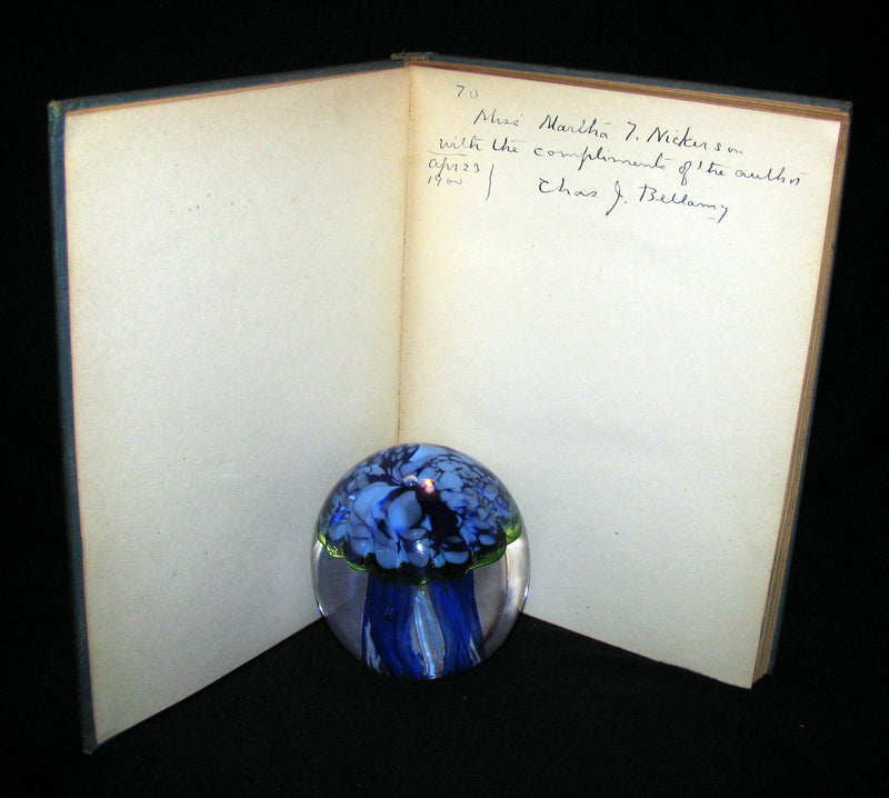 1890 Rare 1stED Signed Book ~ Return of the Fairies by Charles J. Bellamy