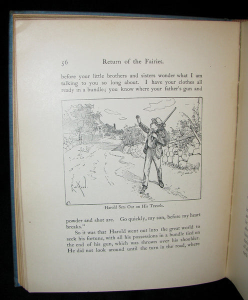 1890 Rare 1stED Signed Book ~ Return of the Fairies by Charles J. Bellamy