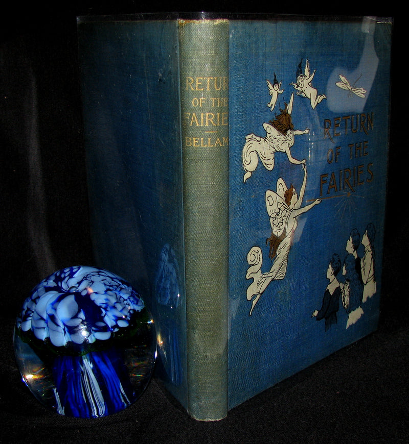 1890 Rare 1stED Signed Book ~ Return of the Fairies by Charles J. Bellamy