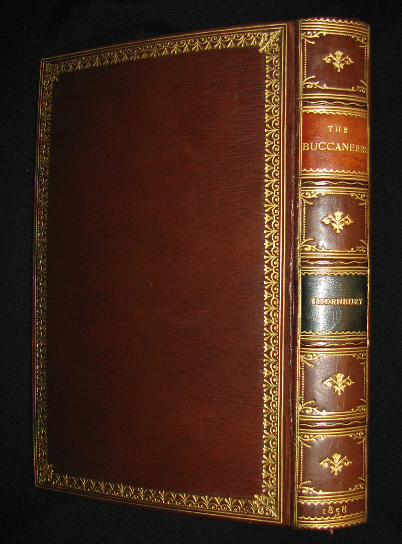 1851 Rare Book - The Buccaneers or The Monarchs of the Main in a exquisite (Riviere) Bayntun binding