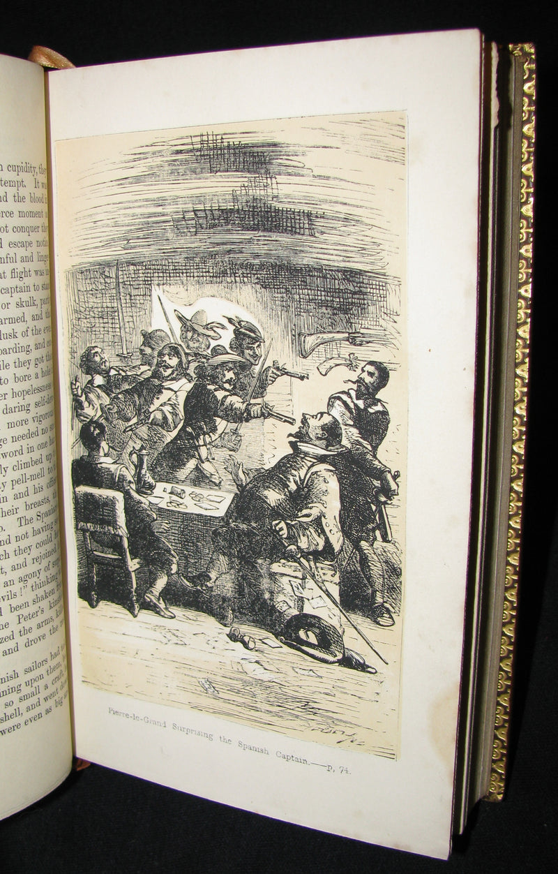 1851 Rare Book - The Buccaneers or The Monarchs of the Main in a exquisite (Riviere) Bayntun binding