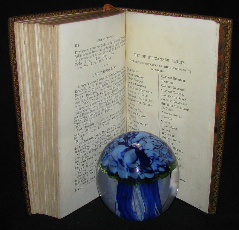 1851 Rare Book - The Buccaneers or The Monarchs of the Main in a exquisite (Riviere) Bayntun binding