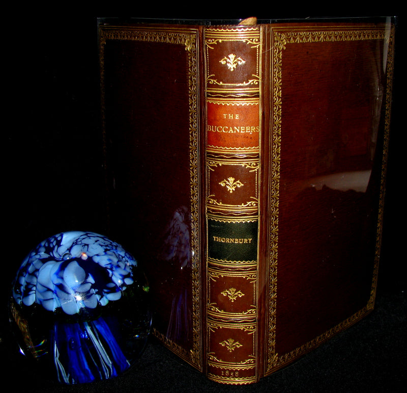 1851 Rare Book - The Buccaneers or The Monarchs of the Main in a exquisite (Riviere) Bayntun binding