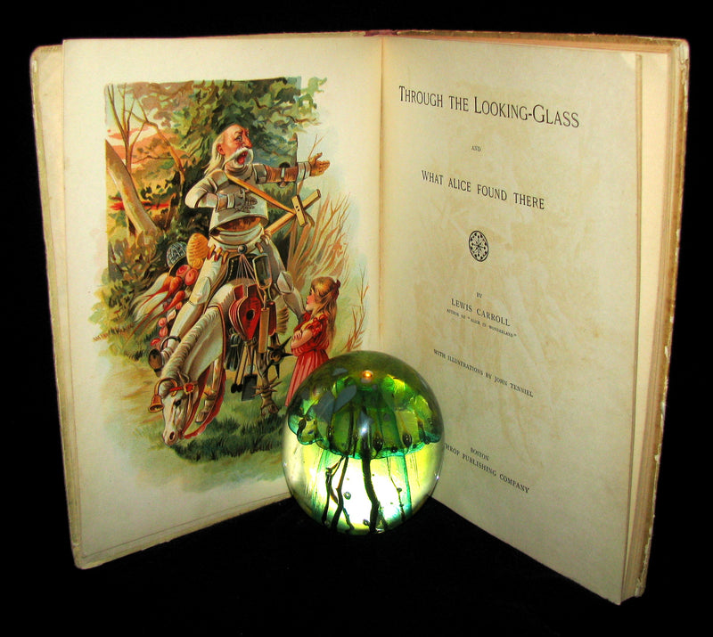 1898 Rare Victorian Book - Through The Looking Glass And What Alice Found There published by Lothrop