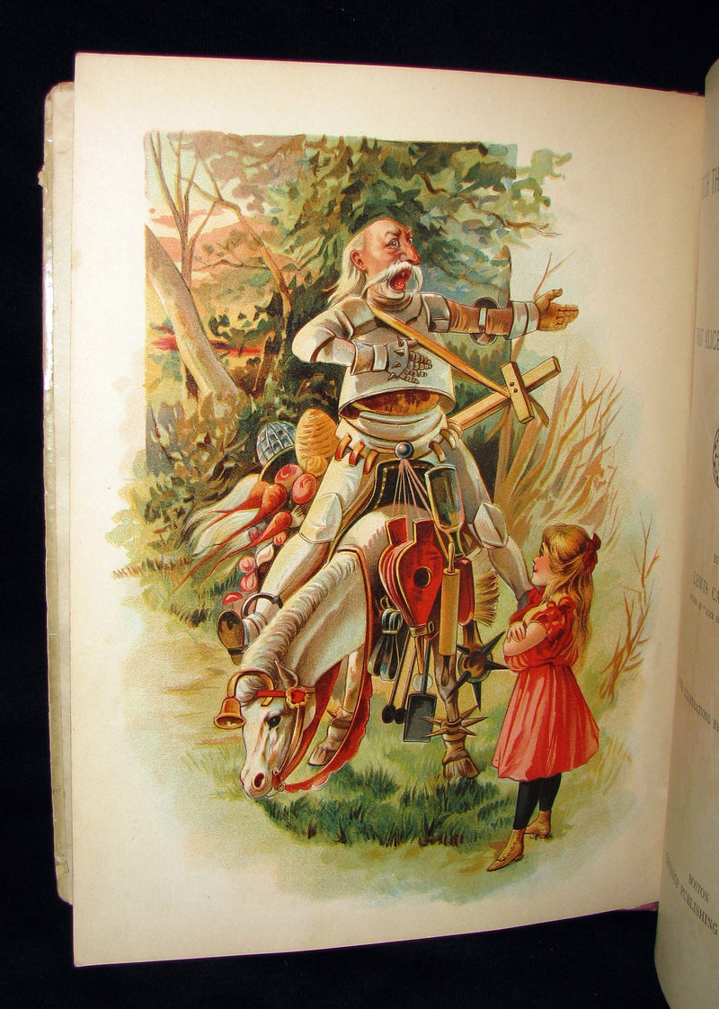 1898 Rare Victorian Book - Through The Looking Glass And What Alice Found There published by Lothrop