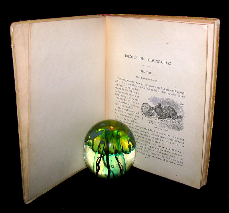 1898 Rare Victorian Book - Through The Looking Glass And What Alice Found There published by Lothrop