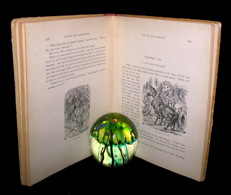 1898 Rare Victorian Book - Through The Looking Glass And What Alice Found There published by Lothrop