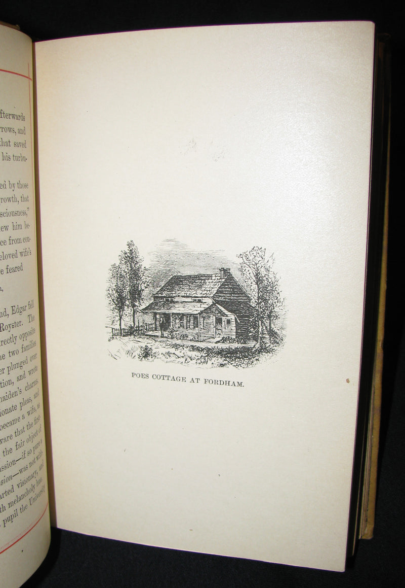 1882 Rare Victorian Book - Poems of Edgar Allan POE (The Raven, Lenore, Ulalume, ...)