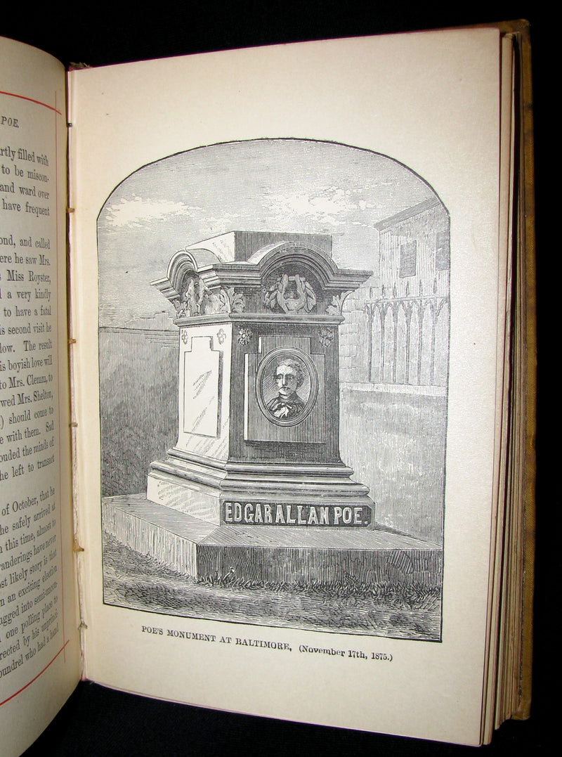 1882 Rare Victorian Book - Poems of Edgar Allan POE (The Raven, Lenore, Ulalume, ...)