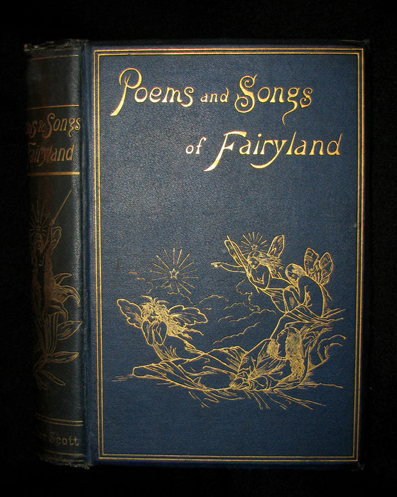 1888 Rare Victorian Book - SONGS AND POEMS OF FAIRYLAND. An Anthology of English Fairy Poetry.