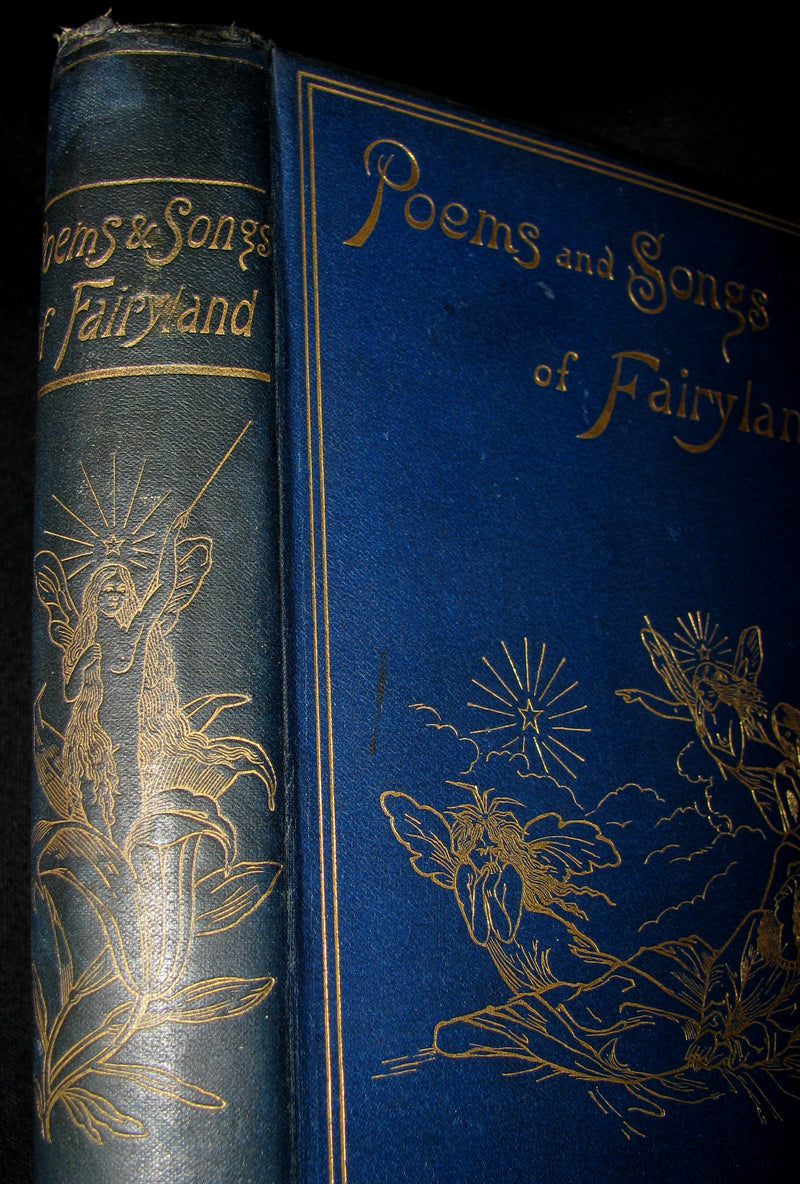 1888 Rare Victorian Book - SONGS AND POEMS OF FAIRYLAND. An Anthology of English Fairy Poetry.