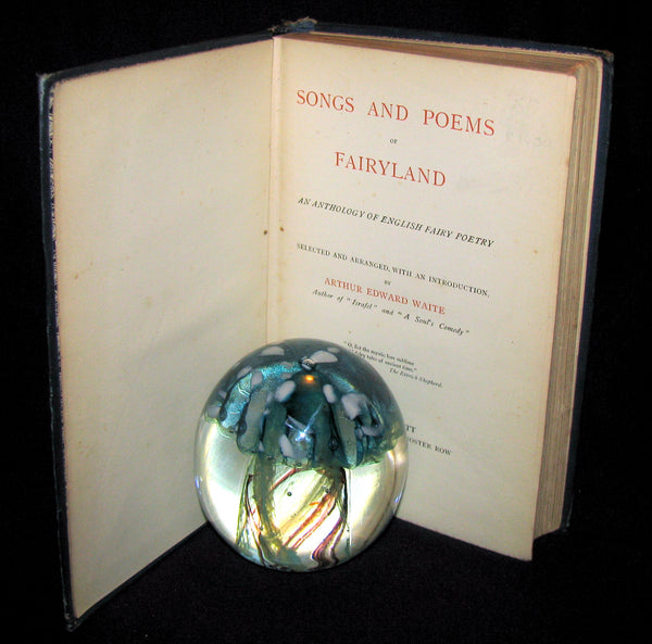1888 Rare Victorian Book - SONGS AND POEMS OF FAIRYLAND. An Anthology of English Fairy Poetry.