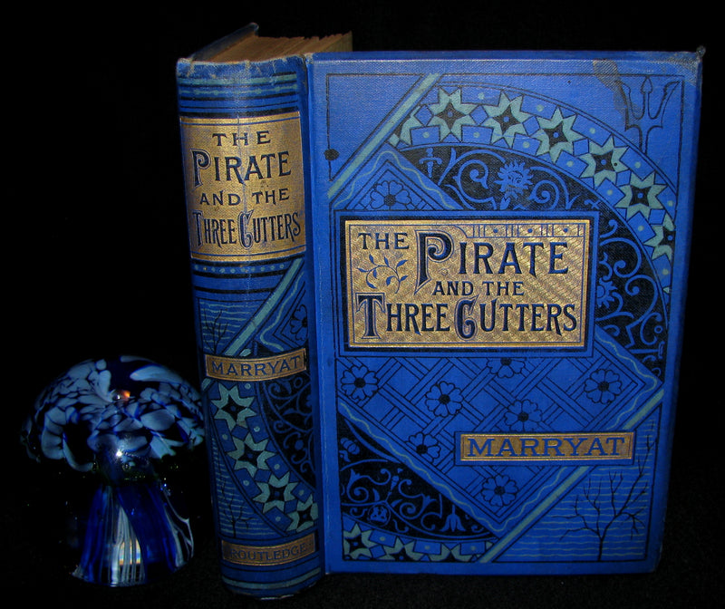 1880's Rare Victorian Book -  The Pirate & The Three Cutters by Captain Frederick Marryat