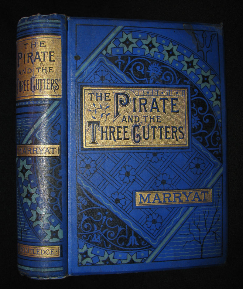 1880's Rare Victorian Book -  The Pirate & The Three Cutters by Captain Frederick Marryat