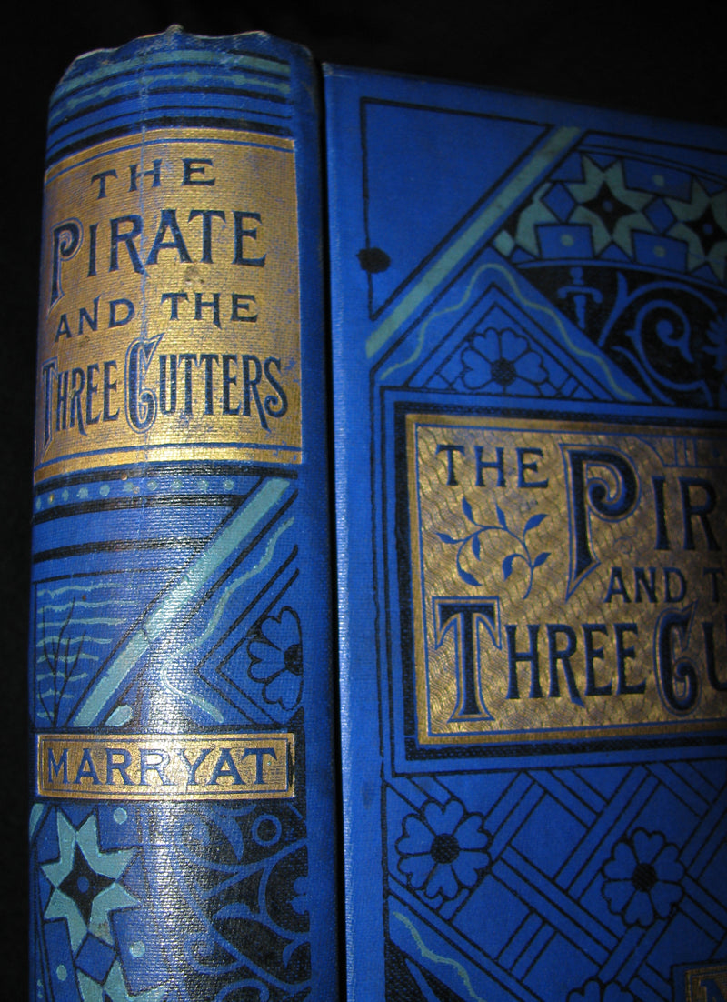 1880's Rare Victorian Book -  The Pirate & The Three Cutters by Captain Frederick Marryat