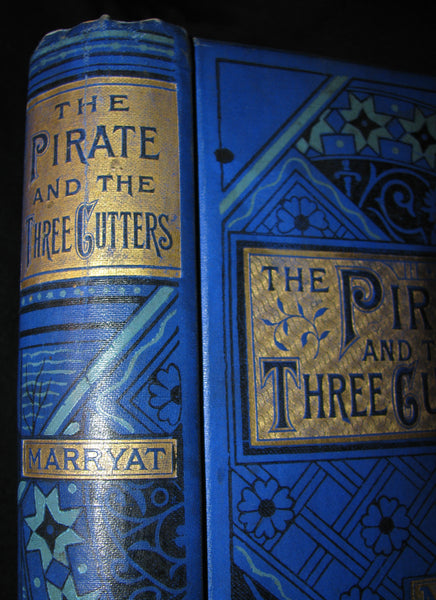 1880's Rare Victorian Book -  The Pirate & The Three Cutters by Captain Frederick Marryat
