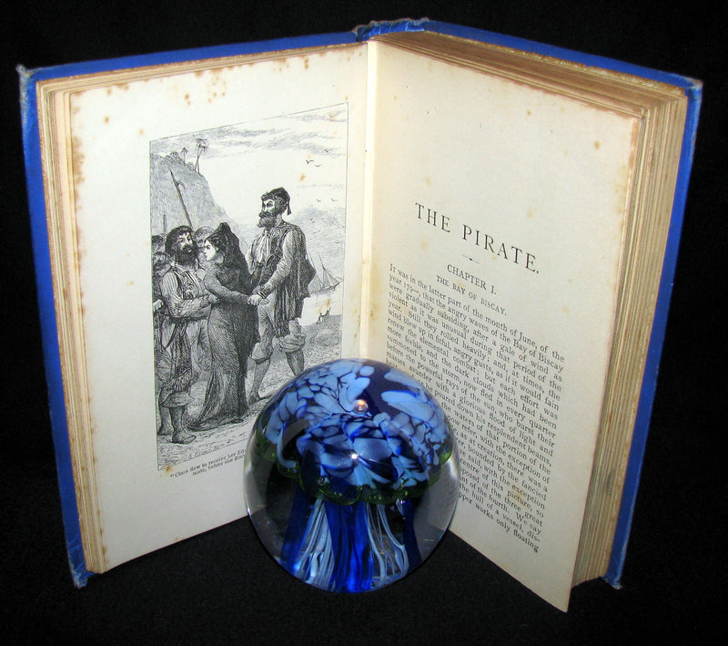 1880's Rare Victorian Book -  The Pirate & The Three Cutters by Captain Frederick Marryat