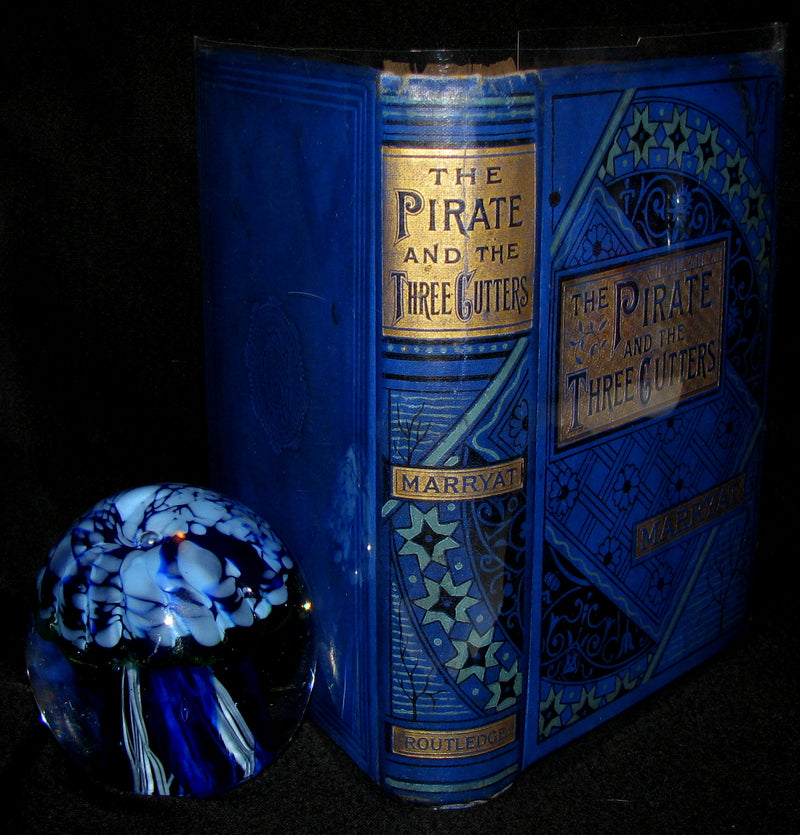 1880's Rare Victorian Book -  The Pirate & The Three Cutters by Captain Frederick Marryat