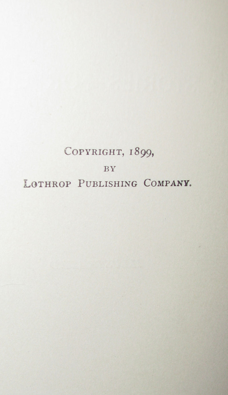 1899 Rare Victorian Book - The Three Little Pigs and other Stories for Children published by Lothrop