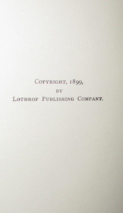 1899 Rare Victorian Book - The Three Little Pigs and other Stories for Children published by Lothrop